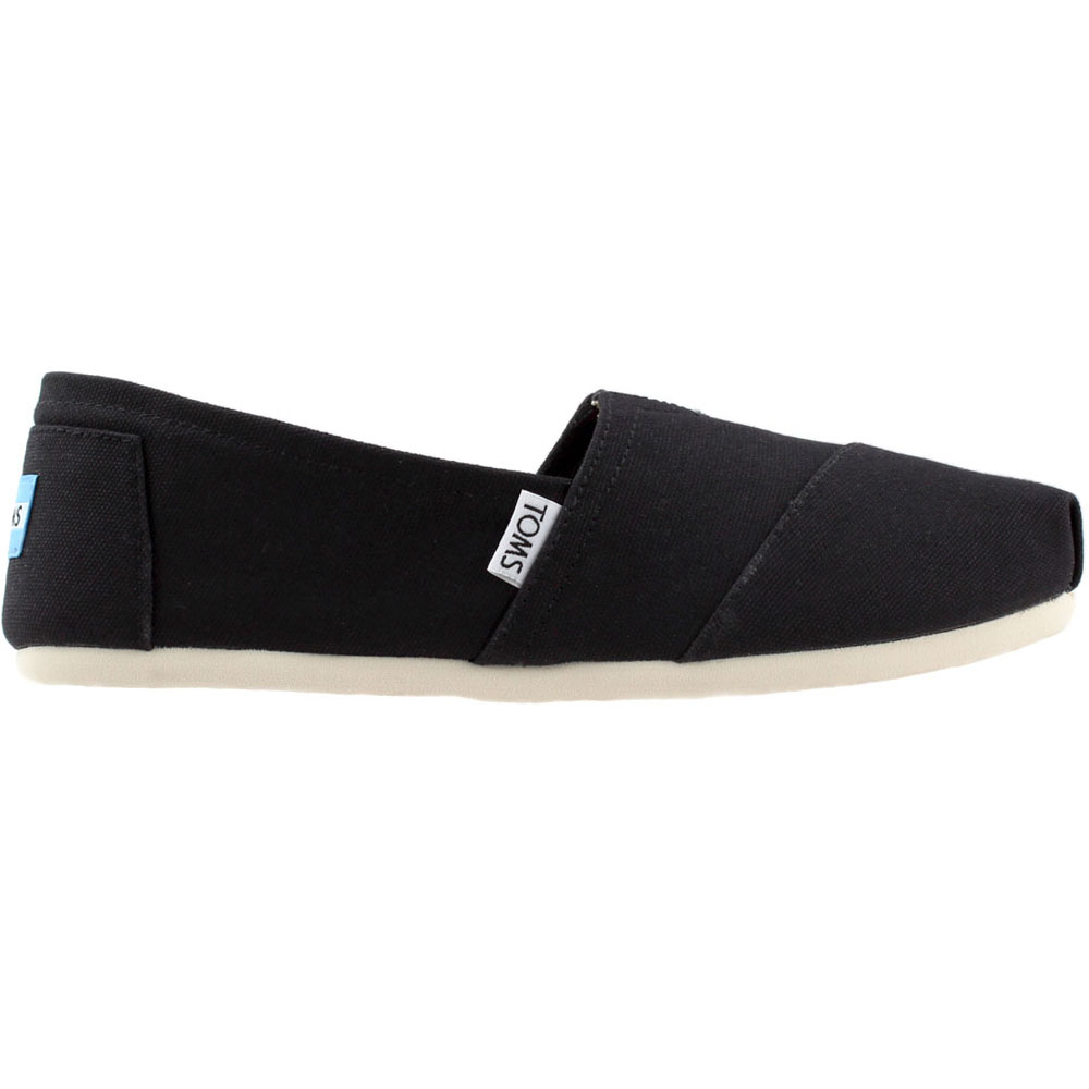 Женские слипоны TOMS Alpargata, размер 5, повседневные туфли на плоской подошве 001001B07-BLK
