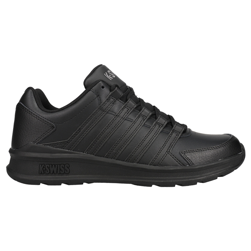 New Mens K-Swiss Black Rinzler Textile Trainers Lace Up