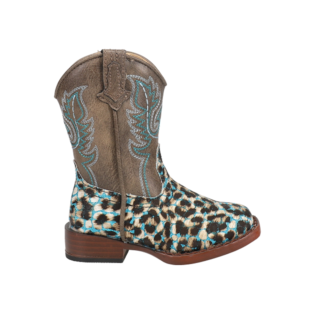 leopard western boots