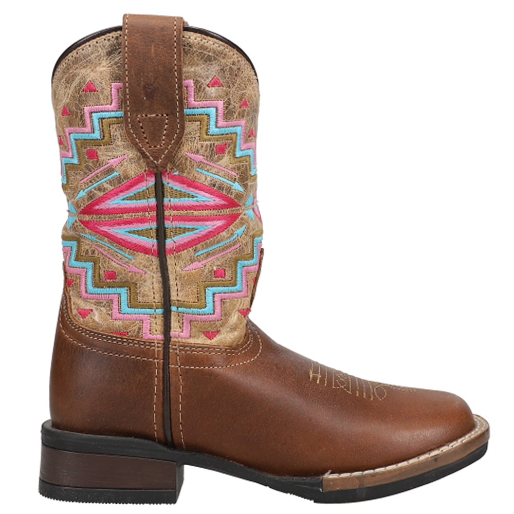 roper square toe cowboy boots