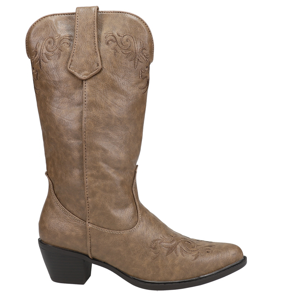 suede square toe cowboy boots