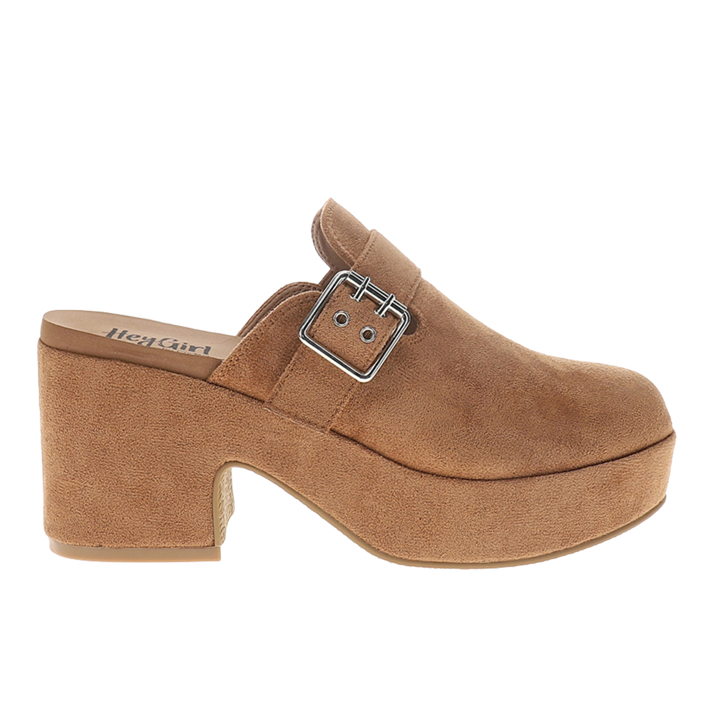 Corkys Tell Me More Block Heel Platform Clogs