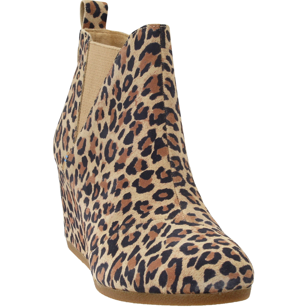 toms leopard booties