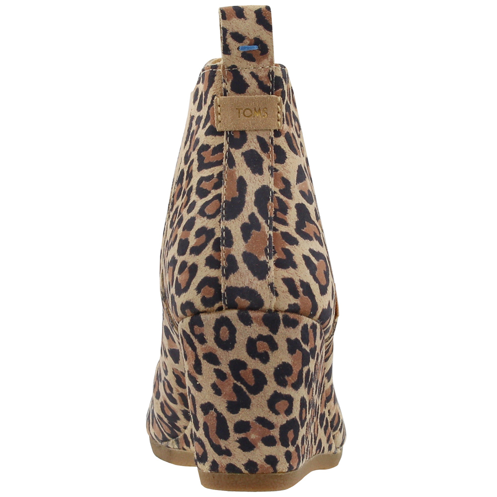 desert tan leopard print suede women's kelsey booties