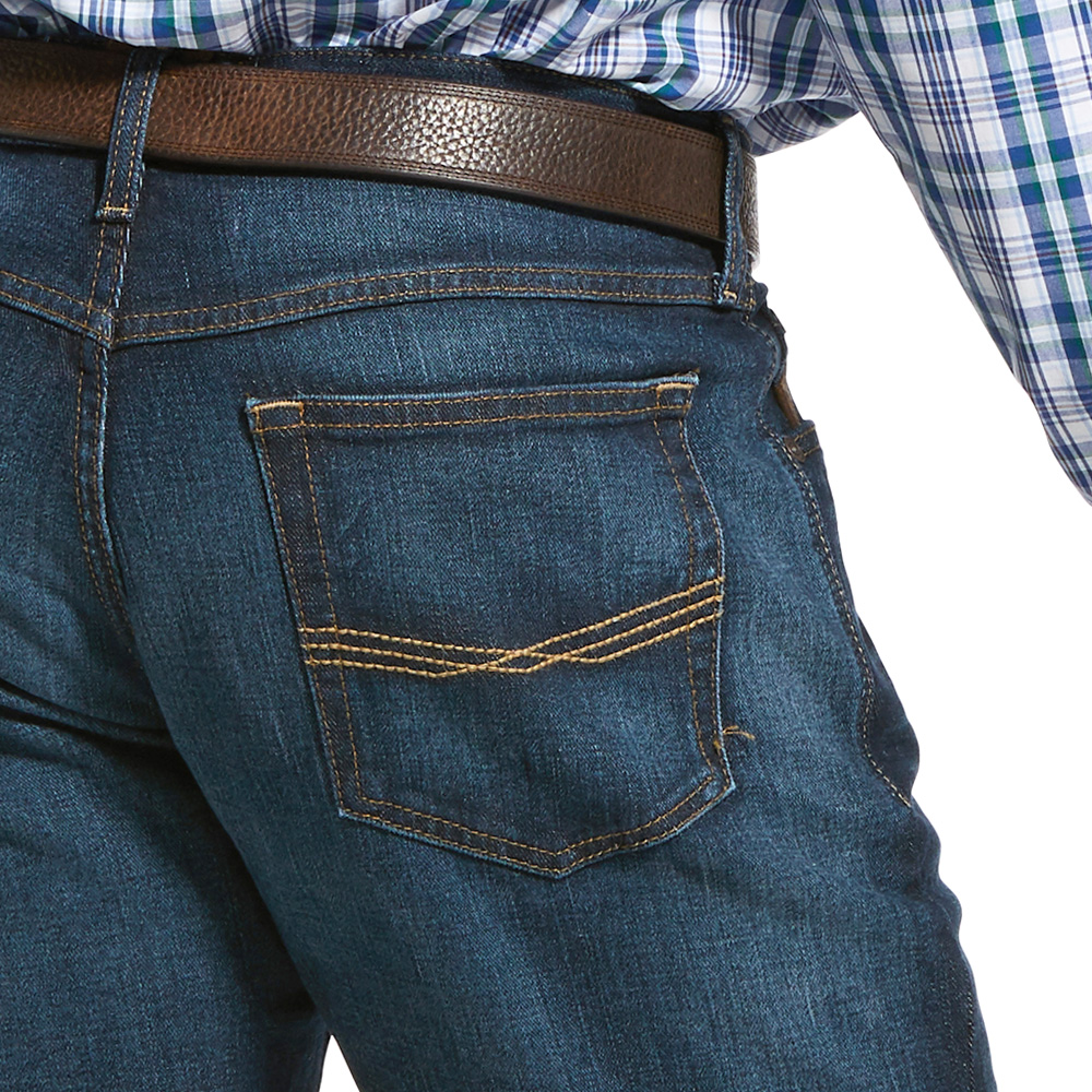 Ariat M5 Legacy Stackable Jean Mens Blue Casual Pants 10022784