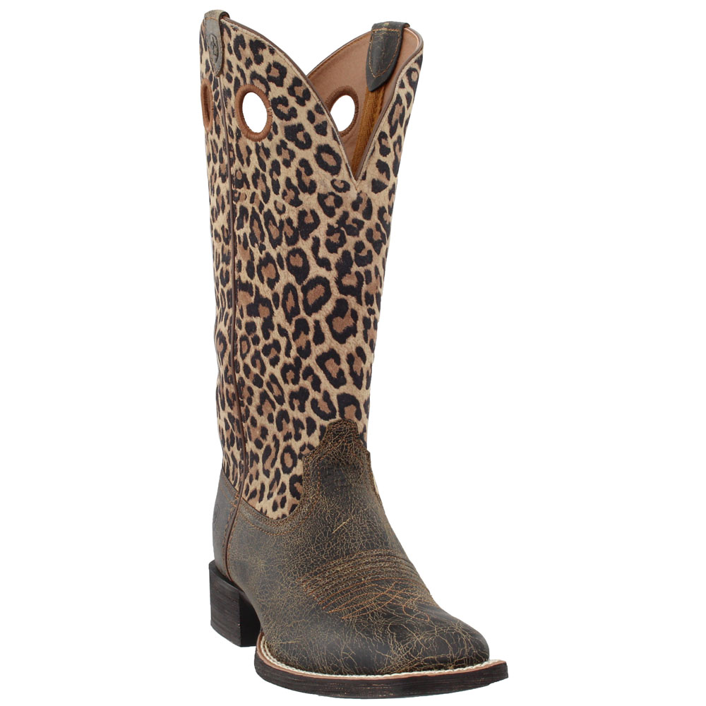 ariat leopard boots
