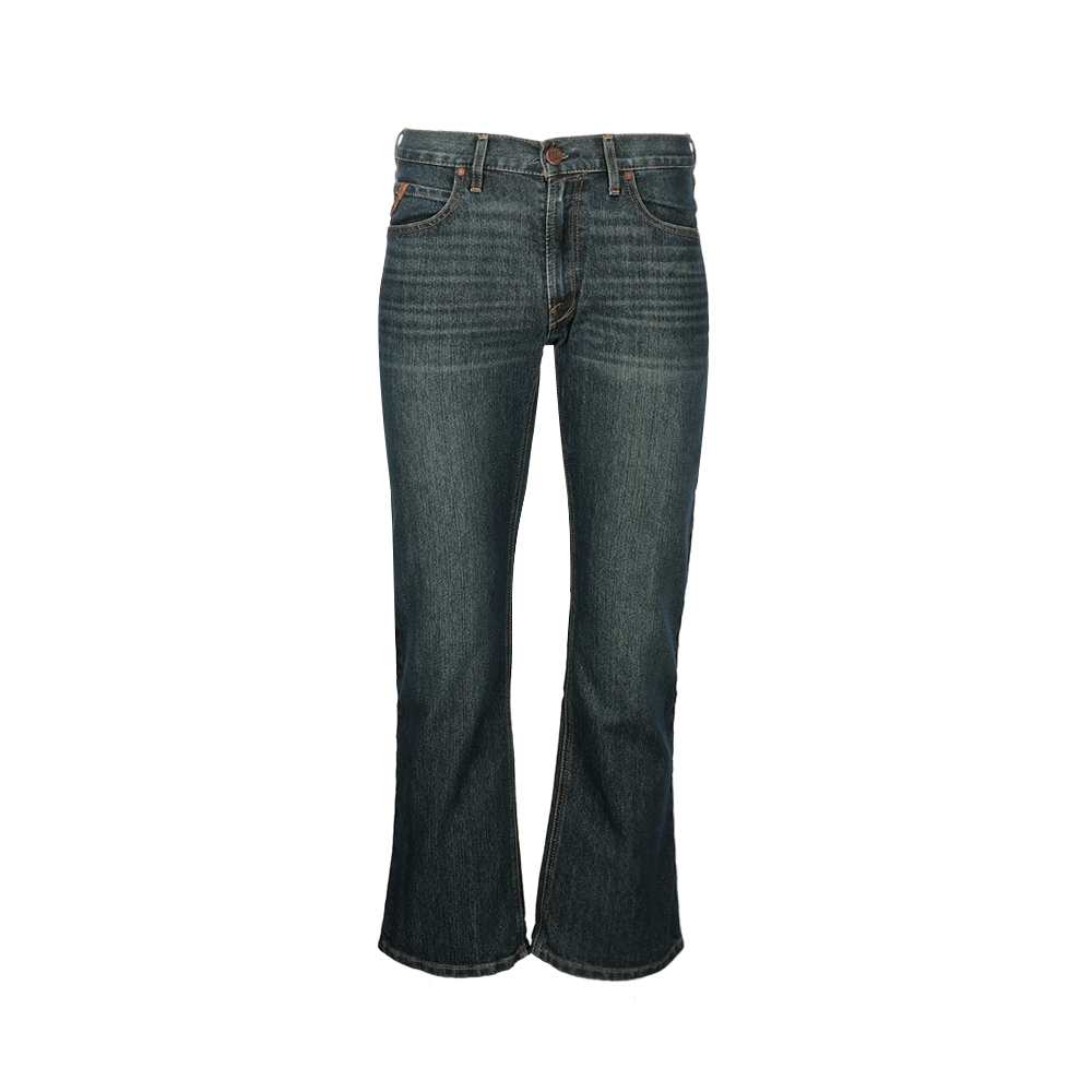 Men's M4 Relaxed Elias Boot Cut Jeans in Atlas Cotton/Polyester/Elastane, Size: 36 X 34 by Ariat