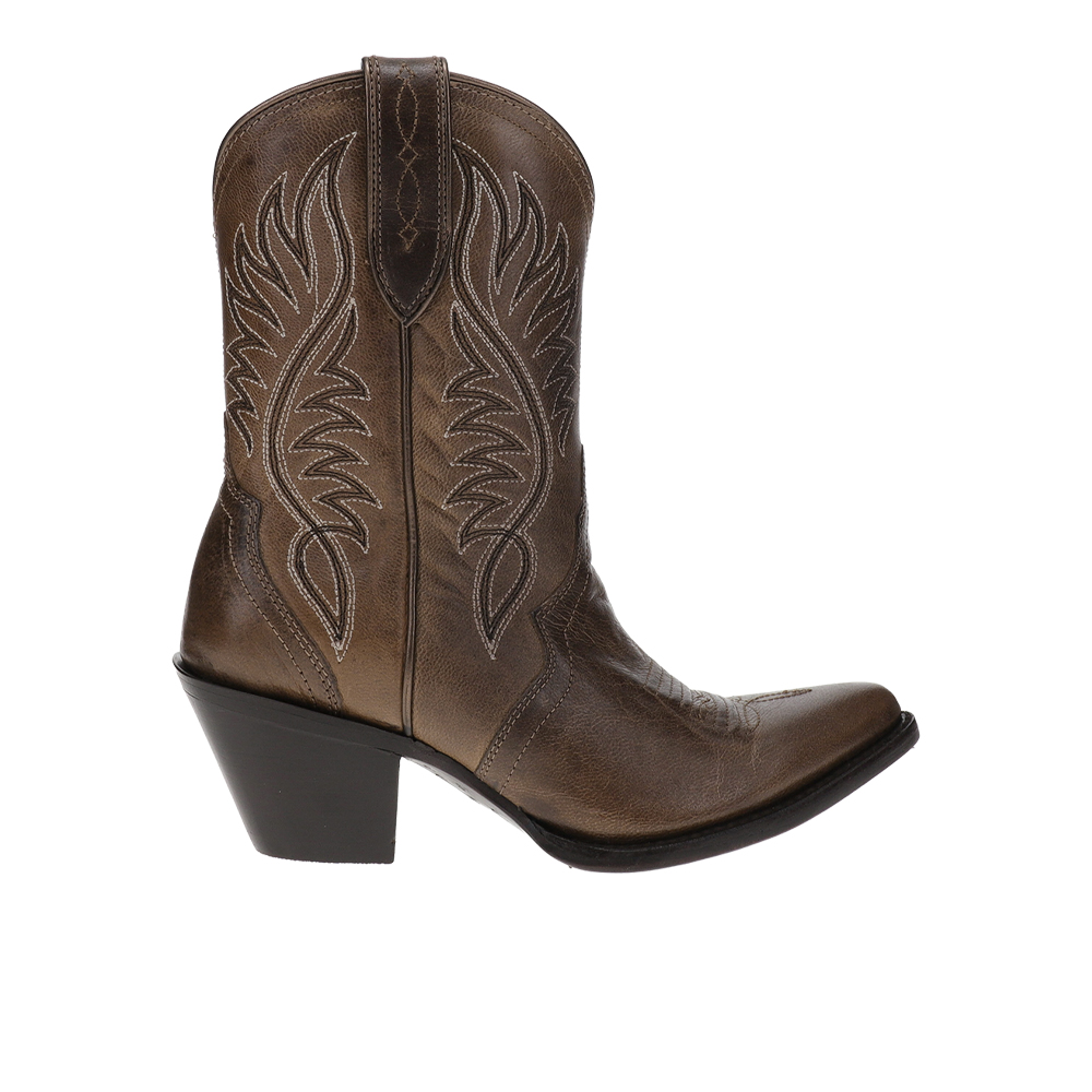 Women's Julietta J Toe Cowgirl Boots in Fawn Premium Full-Grain Leather, Size: 8.5 B / Medium by Ariat