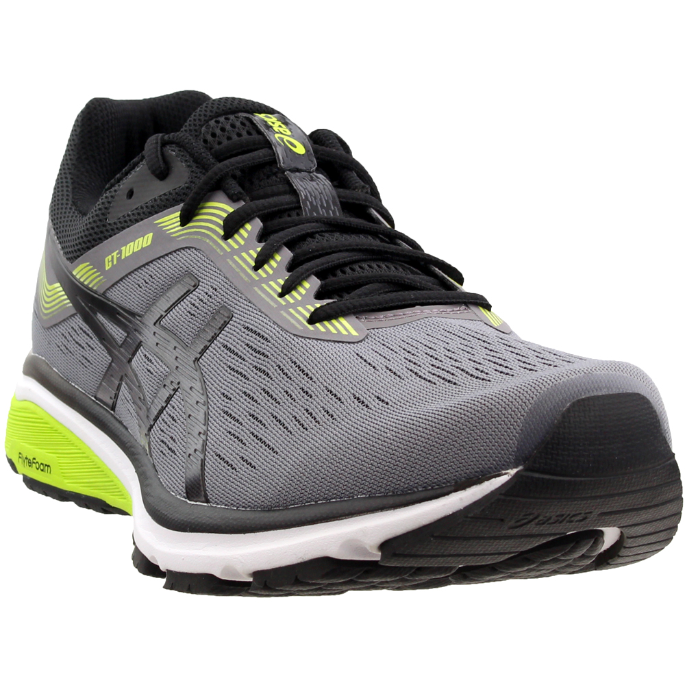 Asics Gt 1000 7 Running Shoes Black Mens Lace Up Athletic Asics Gt 1000 7 Running Shoes Black Mens Lace Up Athletic