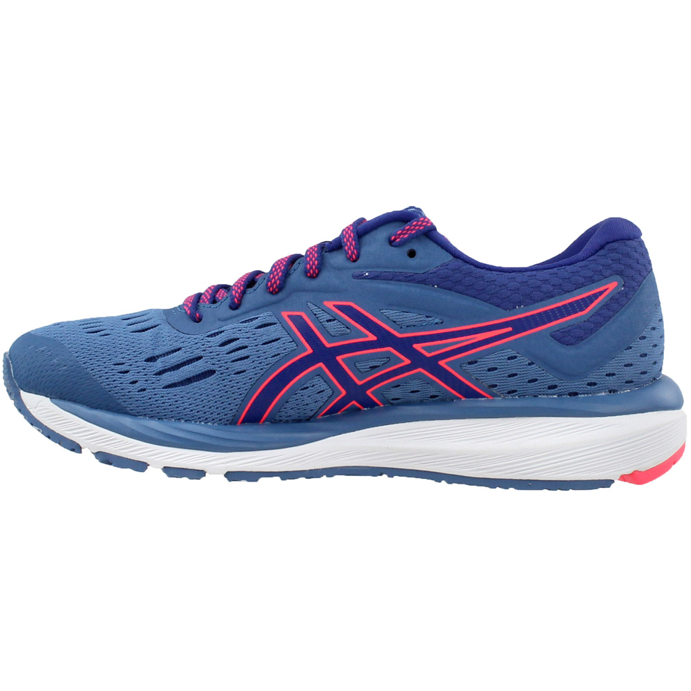 Asics Gel Cumulus Running Shoes Blue Womens Lace Up Athletic