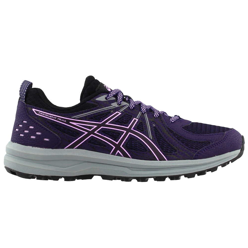 womens purple asics running shoes