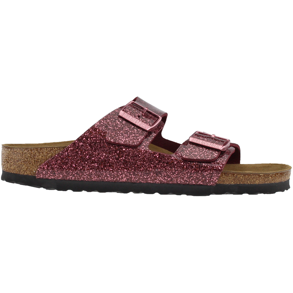 Birkenstock Arizona Birko Flor Footbed Sandal Pink Womens Slide Sandals