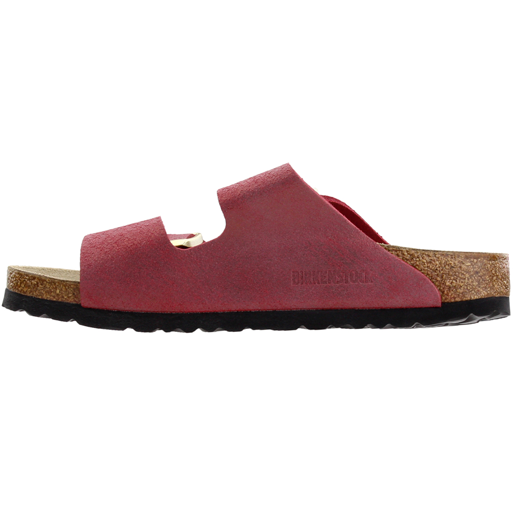 birkenstock arizona washed metallic port