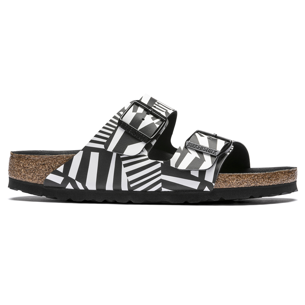 narrow black sandals