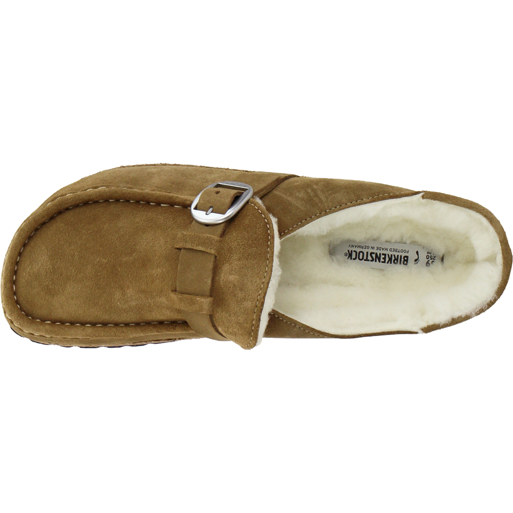 Buckley Shearling Suede Leather Moccasin Narrow