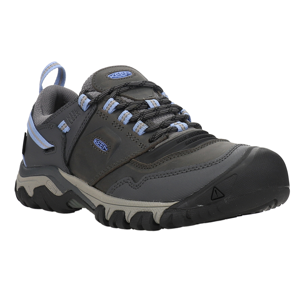 Keen Ridge Flex Waterproof Hiking Womens Grey Sneakers Athletic Shoes ...