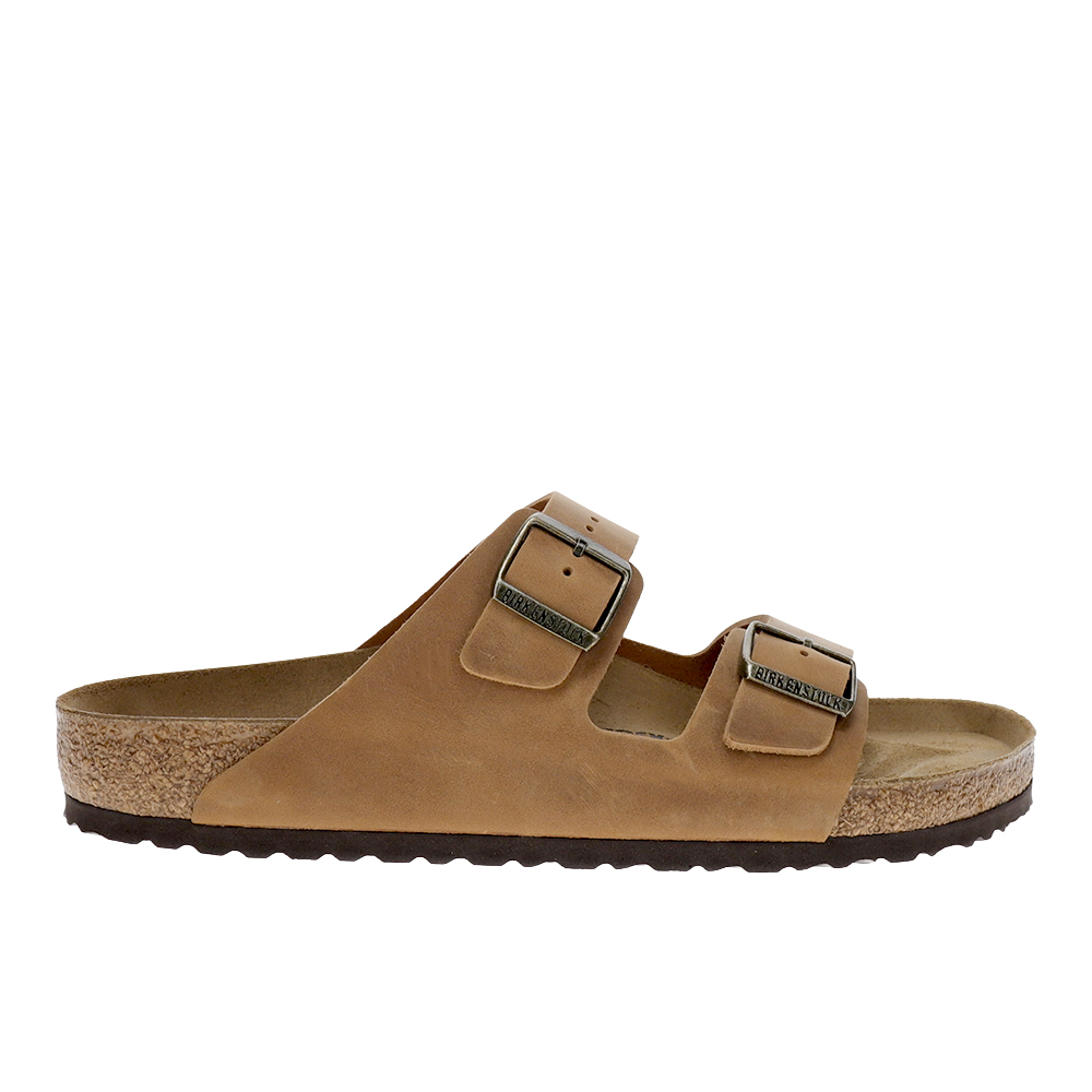 Mens Birkenstock Arizona Slide Sandal - Cognac