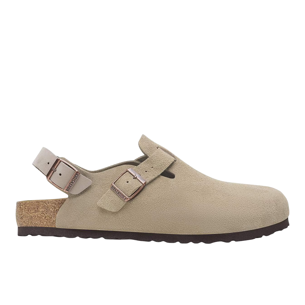 BIRKENSTOCK Tokio Suede Leather Clogs