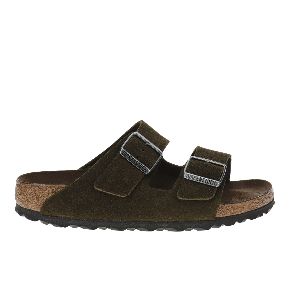 BIRKENSTOCK Arizona Soft Footbed Suede Leather Sandals