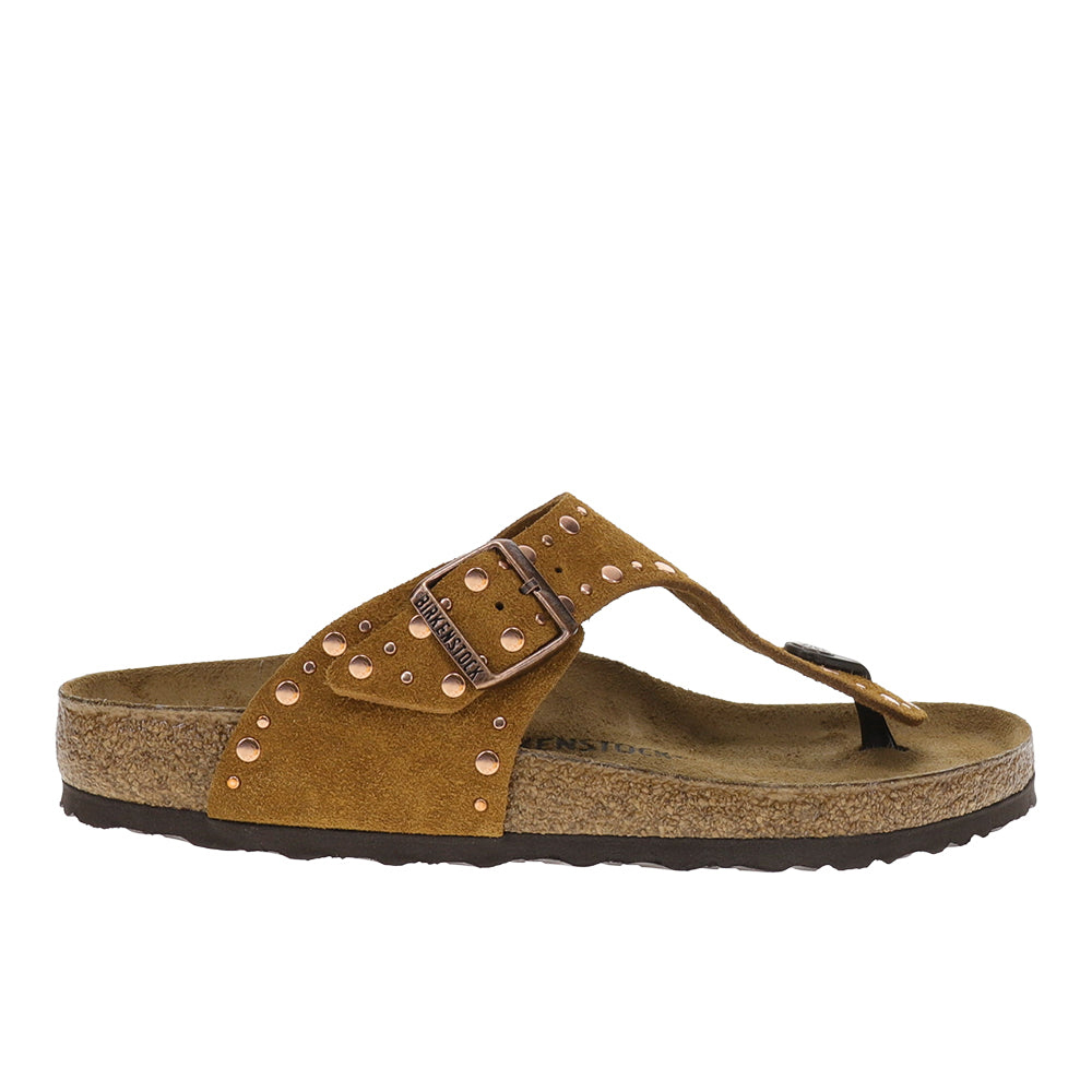 BIRKENSTOCK Gizeh Rivets Suede Sandals
