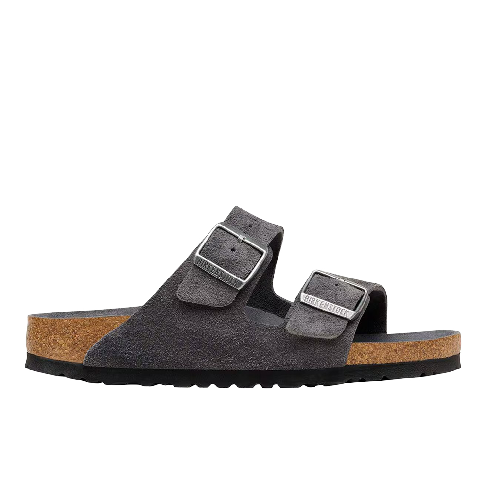 BIRKENSTOCK Arizona Soft Footbed Suede Leather Sandals