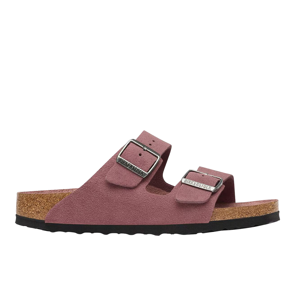 BIRKENSTOCK Arizona Soft Footbed Suede Leather Sandals