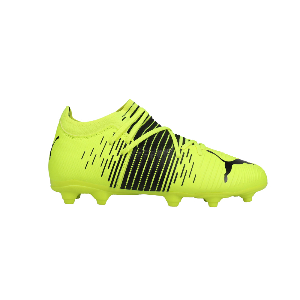 Puma Future Z 3 1 Fg Ag Soccer Cleats Little Kid Big Kid Black White Yellow Boys Lace Up Athletic