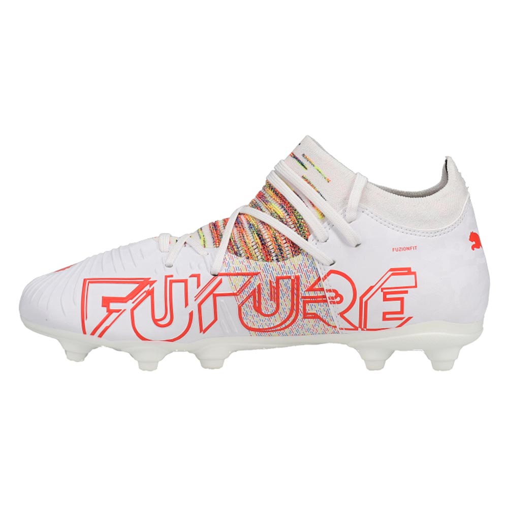 Puma Future Z 3 1 Firm Ground Artificial Grass Soccer Cleats Little Kid Big Kid Multi White Boys Lace Up Athletic
