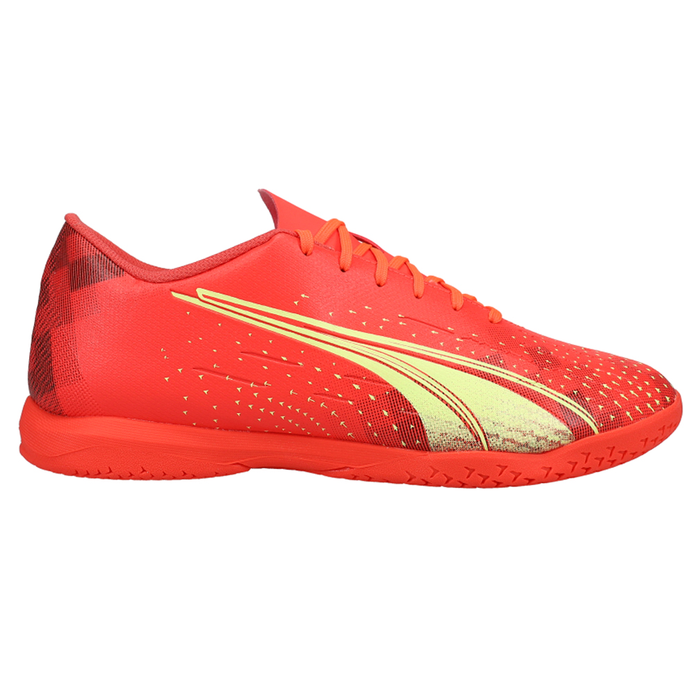 Red Mens Puma Play It Soccer Shoes