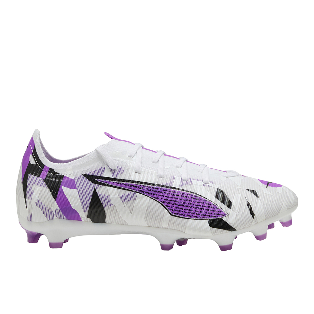 PUMA ULTRA 5 MATCH FOREVER Firm Ground/Artificial Ground Men's Soccer Cleats in White, Size 11