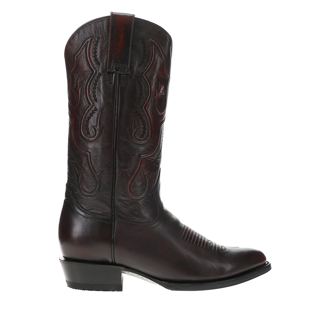 Stetson Carlisle Embroidered Round Toe Cowboy Boots