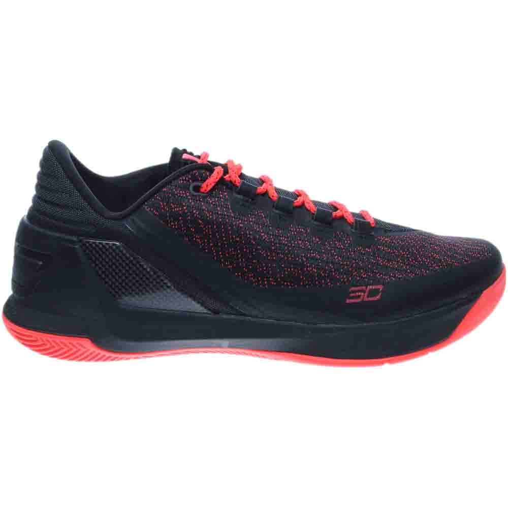 Frustrating Dislocation Progress Under Armour Curry 3 Low Basketball Shoes Black, Red Mens Athletic