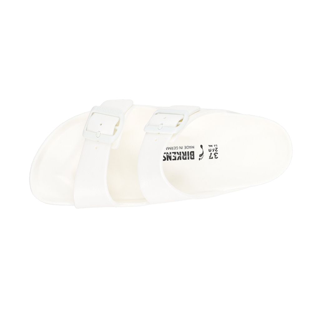 birkenstock women's essentials arizona footbed sandal white