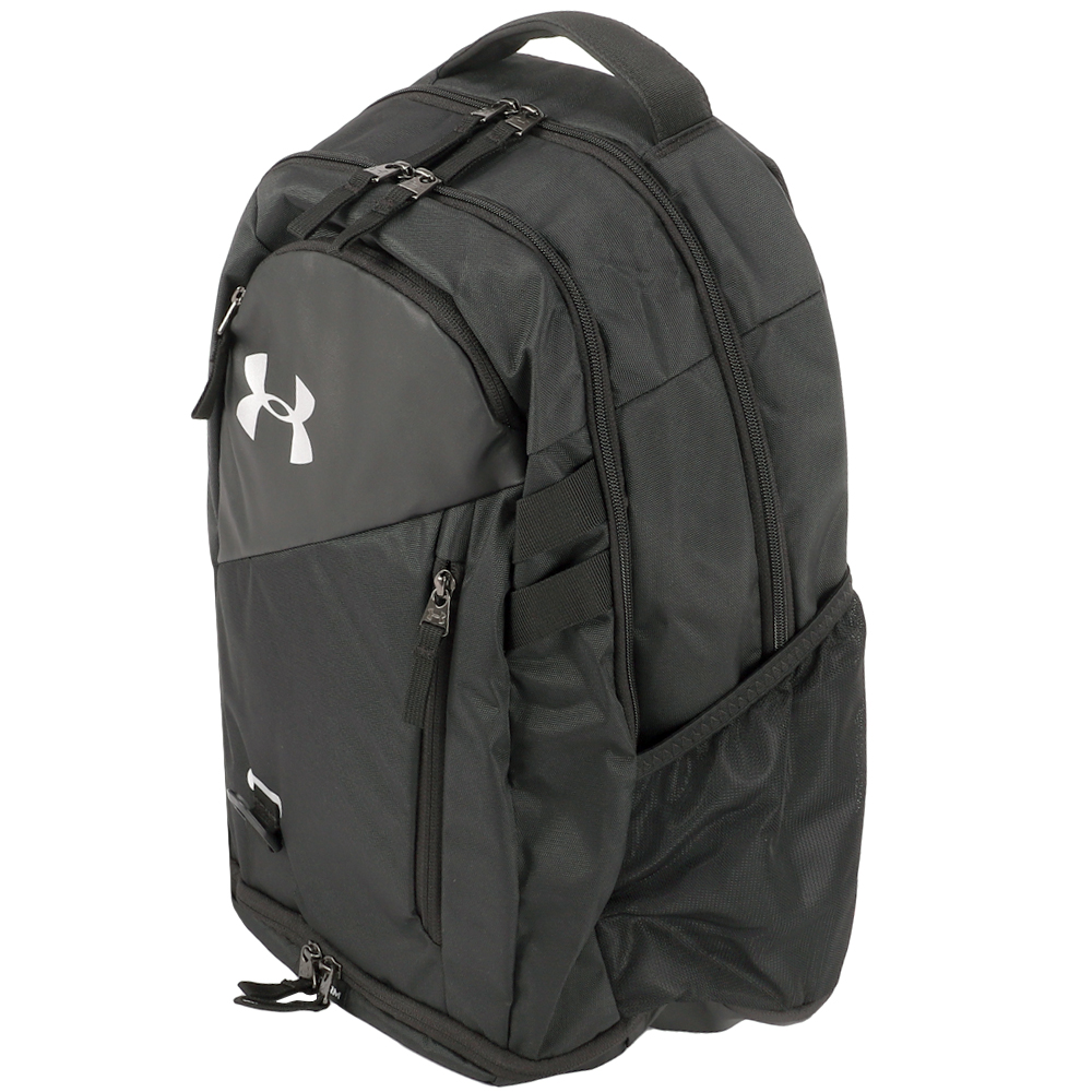 Black Unisex Armour Hustle 4.0 Backpack
