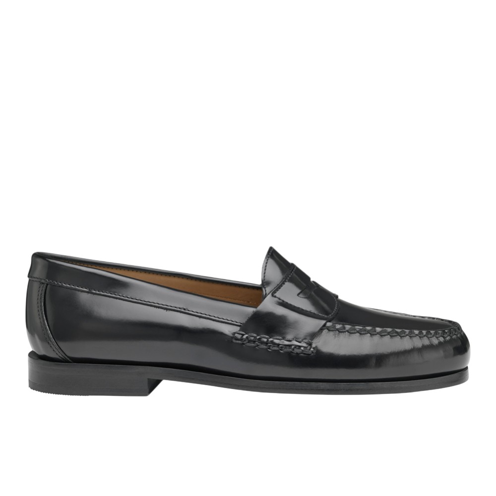 Johnston & Murphy Hayes Penny Slip On Plain Toe Dress Shoes