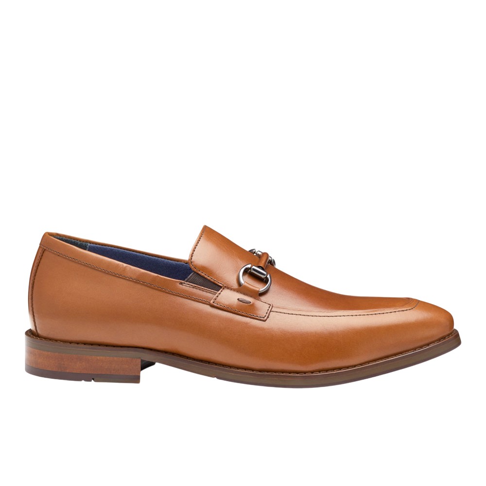 Johnston & Murphy XC Flex Landry Bit Slip On Moc Toe Dress Shoes