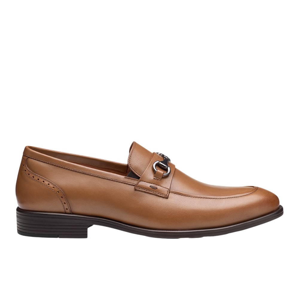 Johnston & Murphy Reeve Bit Loafer Plain Toe Dress Shoes