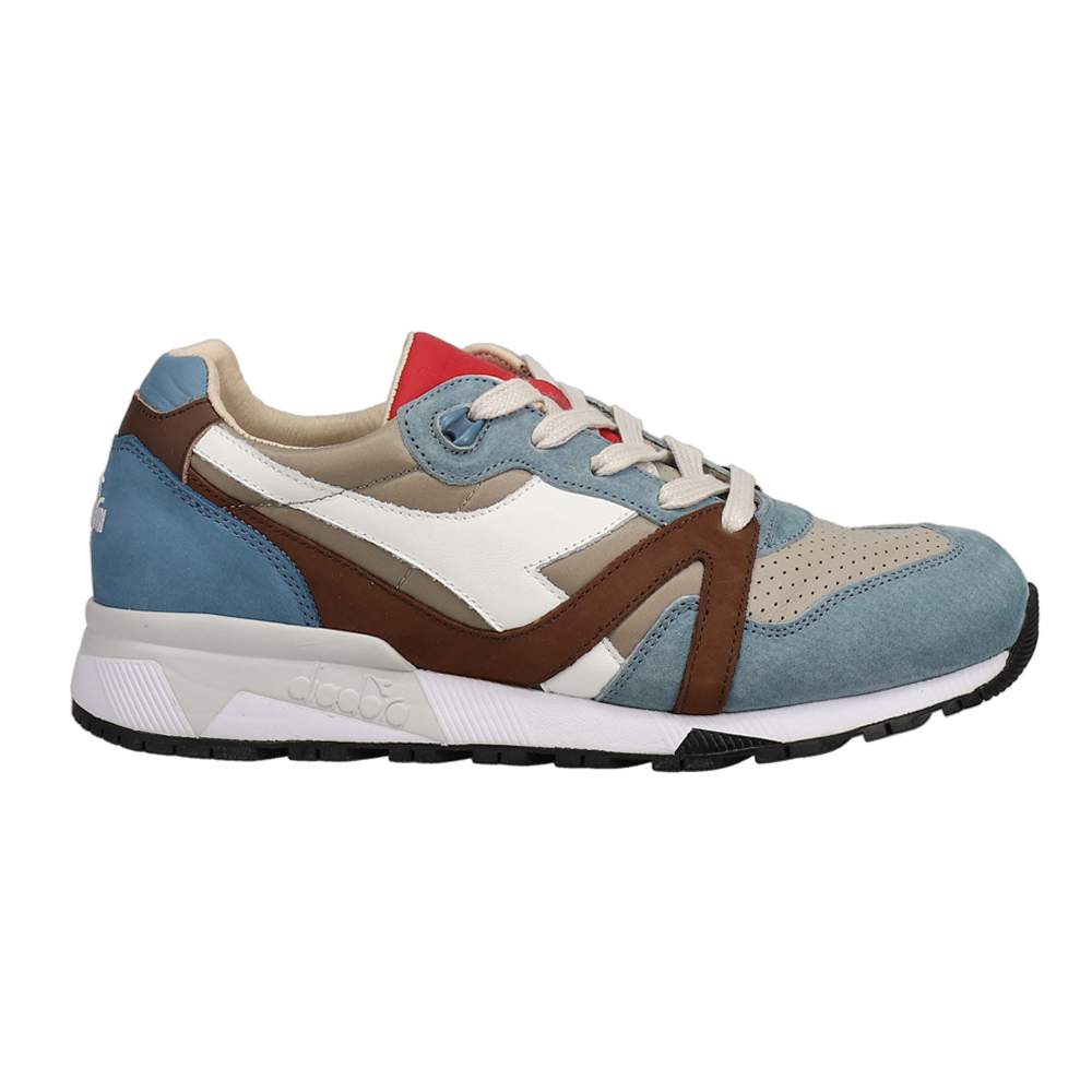 Pre-owned Diadora N9000 H Ita Lace Up Mens Beige, Blue Sneakers Casual Shoes 172782-75023