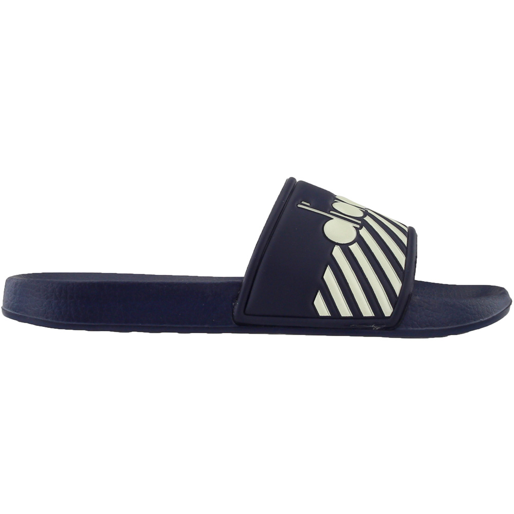 Diadora Serifos 90 Barra Slide Mens Black Casual Sandals 174831