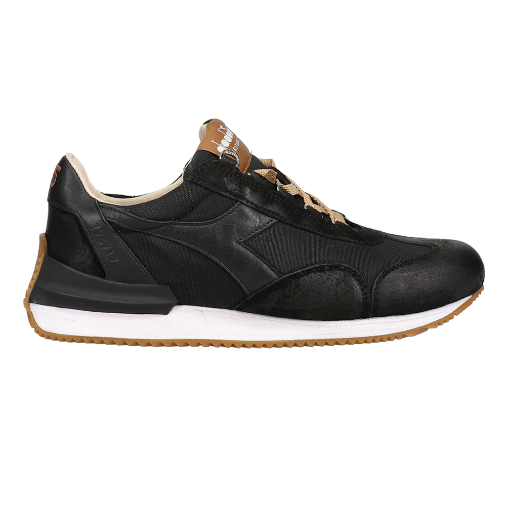 diadora Equipe Mad Lace Up Mens Black Sneakers Casual Shoes 178919