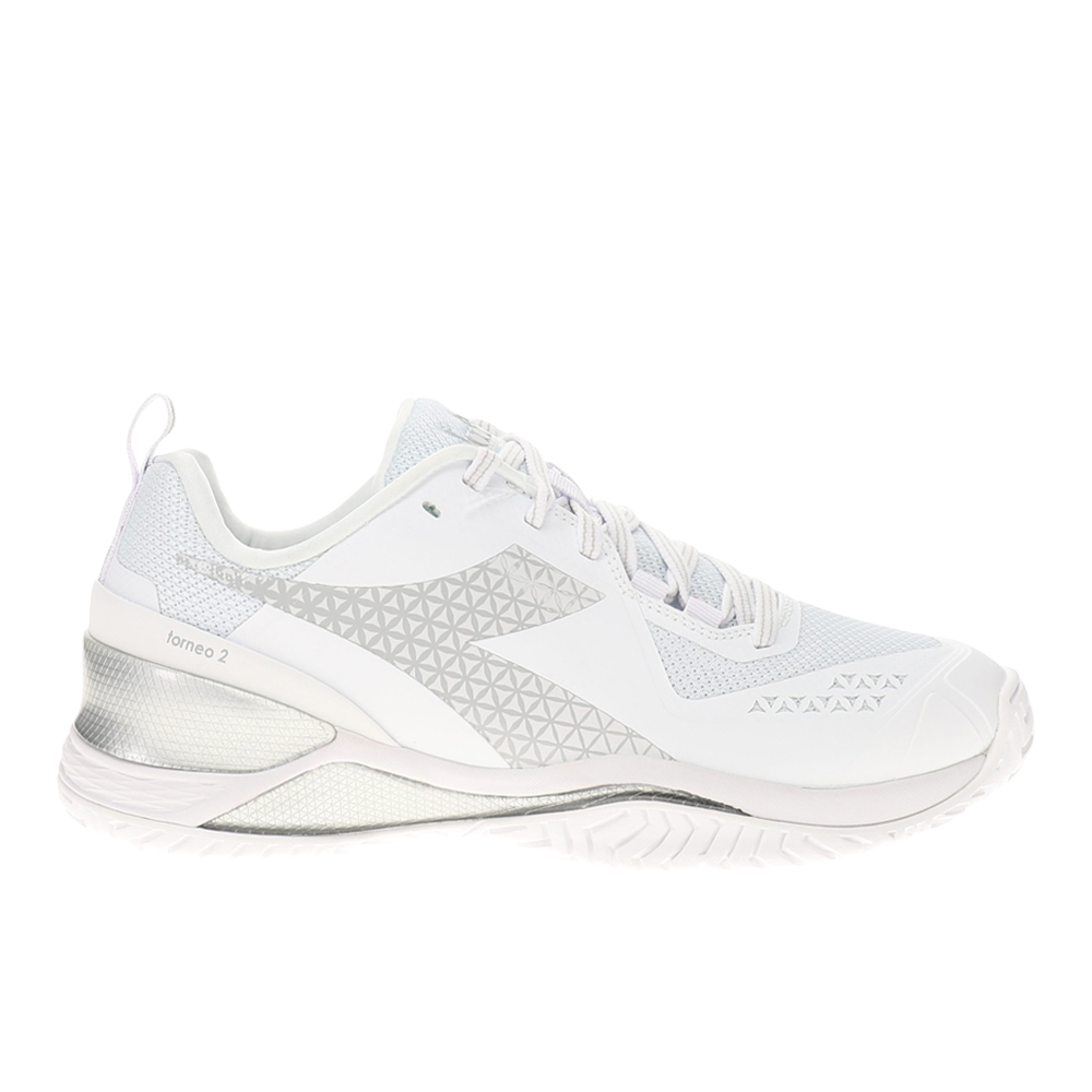 diadora Blushield Torneo 2 All Ground Tennis Womens White Sneakers