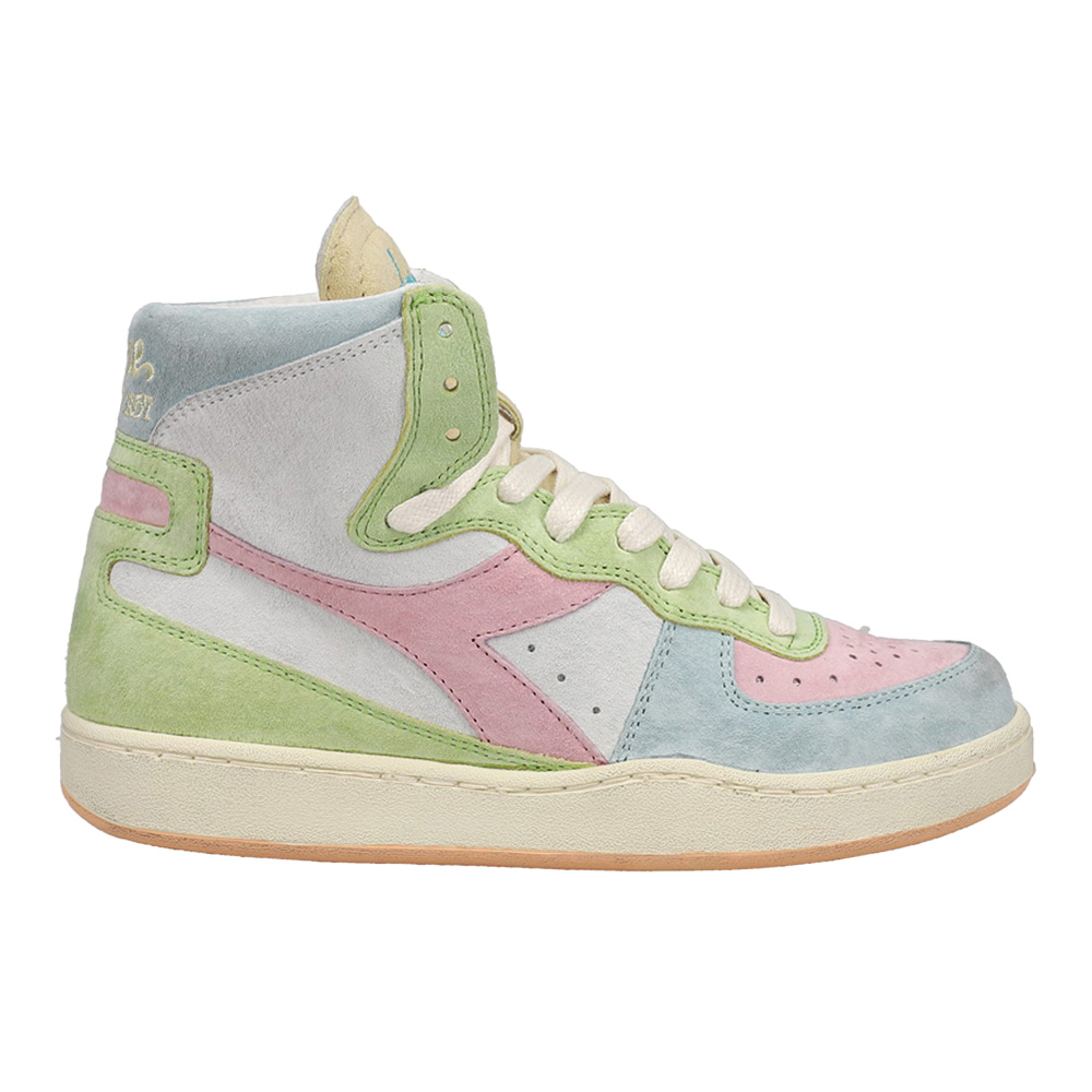 写真まとめ③ diadora Mi Basket Arcobaleno Italia High Top Mens Multi, White