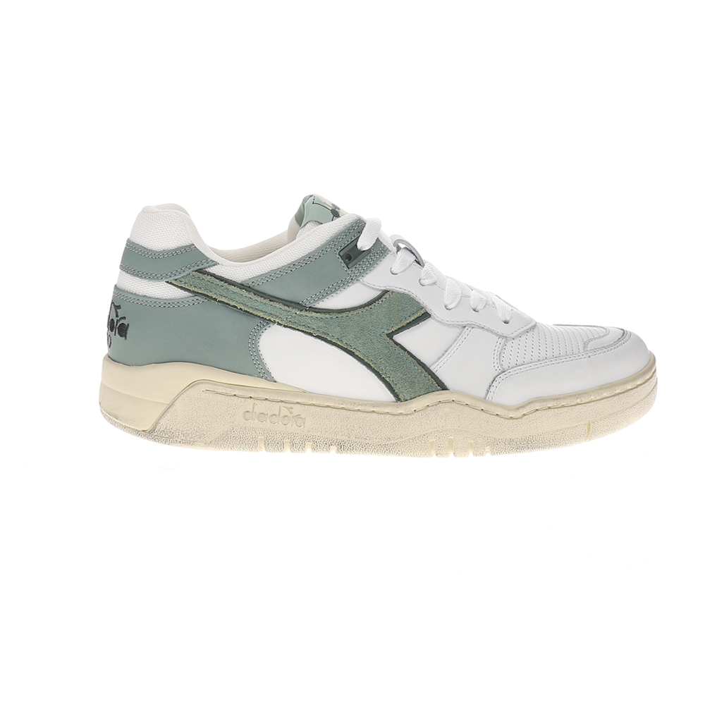 diadora B.560 Used Lace Up Mens Green Sneakers Casual Shoes 180117