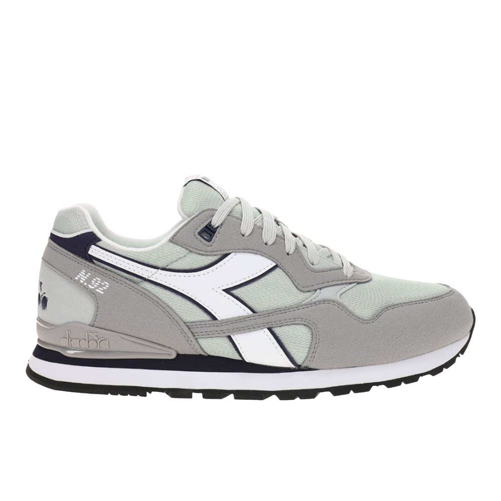 diadora N.92 Lace Up Dd Comfort Mens Grey Sneakers Casual Shoes
