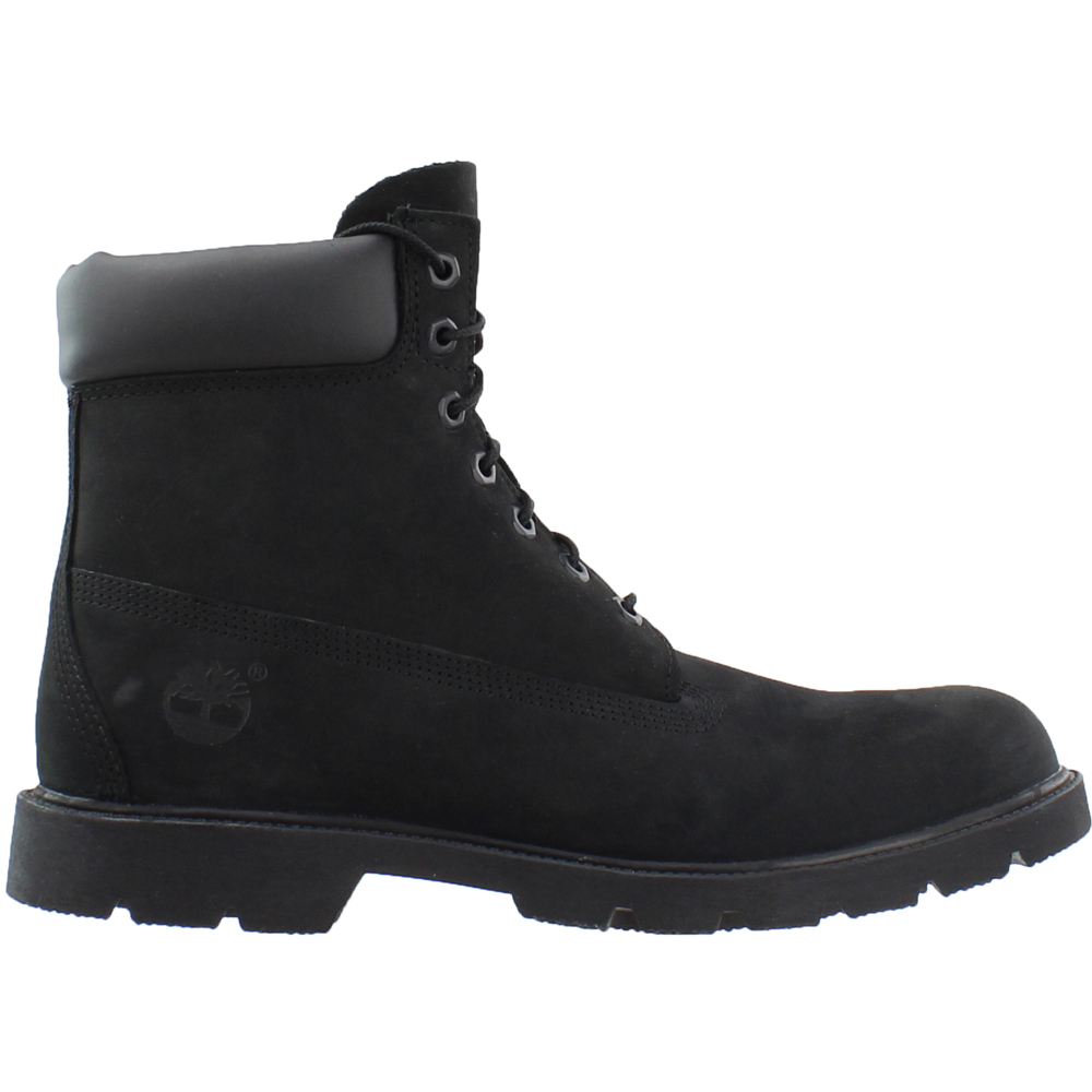 timberland 6 inch boots black mens