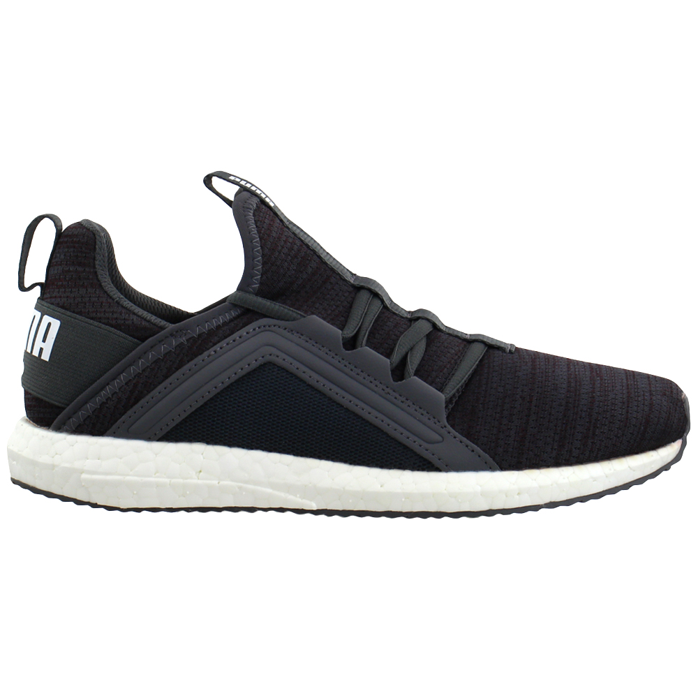 Shop Black Womens NRGY Knit Running Shoes