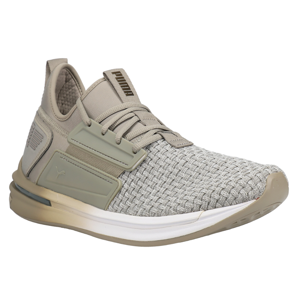 Puma Mens Ignite Limitless SR Escape Running Sneakers Shoes - Black,White 11.5 Grey, Men's