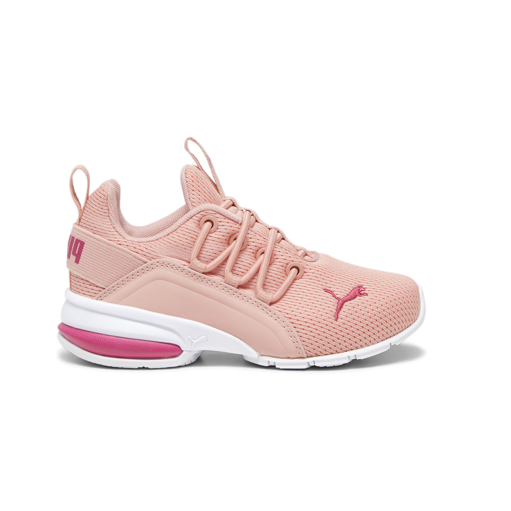PUMA Axelion Mesh Lace Up Youth Girls Pink Sneakers Casual