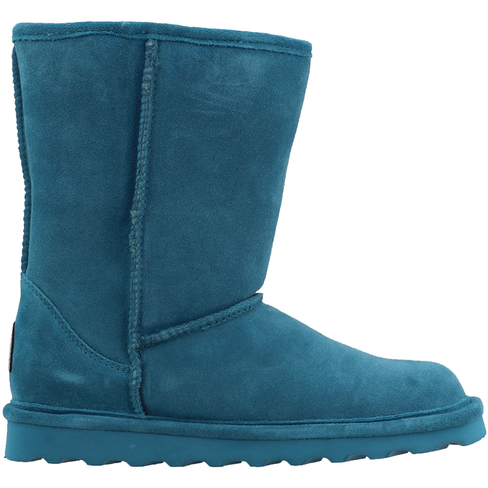 turquoise bear paw boots