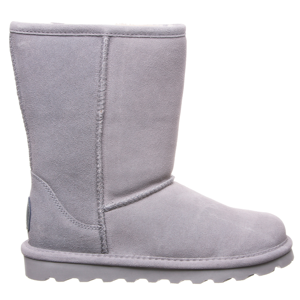 womens short grey boots